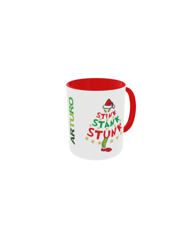 Taza de Navidad Grinch con Nombre