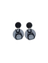 Pendientes Totoro Black