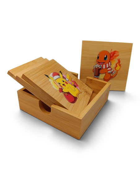 Posavasos Pokémon Navideños