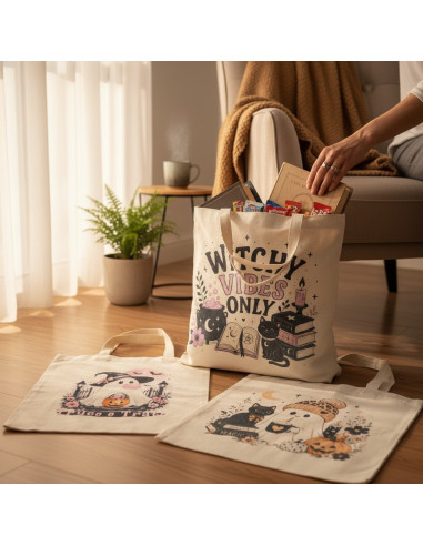 Tote Bags Halloween Cute