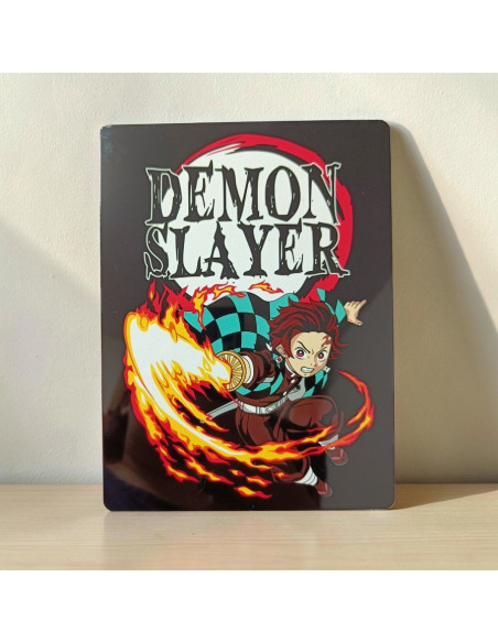 Lámina de Aluminio Tanjiro Kamado – Kimetsu no Yaiba | 15 × 20 cm