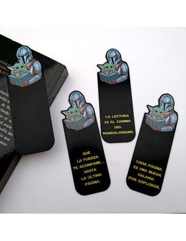 Marcapáginas Mandaloriano Personalizado – La Lectura es el Camino